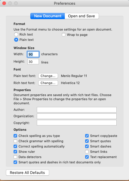 Text Documents App Mac